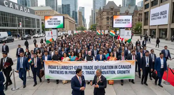 India's largest-ever trade delegation in Canada
