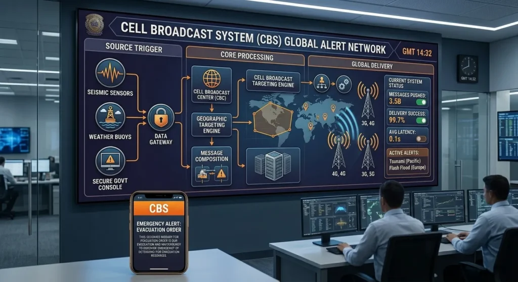 Cell Broadcast System (CBS) for Disaster Alerts (Current Affairs 4 May 2026)