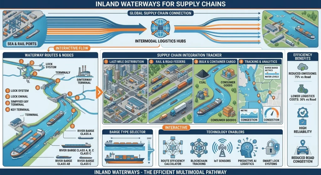 Inland Waterways for Supply Chains (Current Affairs 4 May 2026)